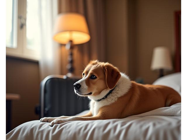 Adaptation chien hôtel voyage